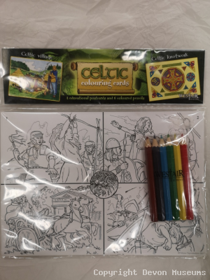 Celtic colouring cards product photo